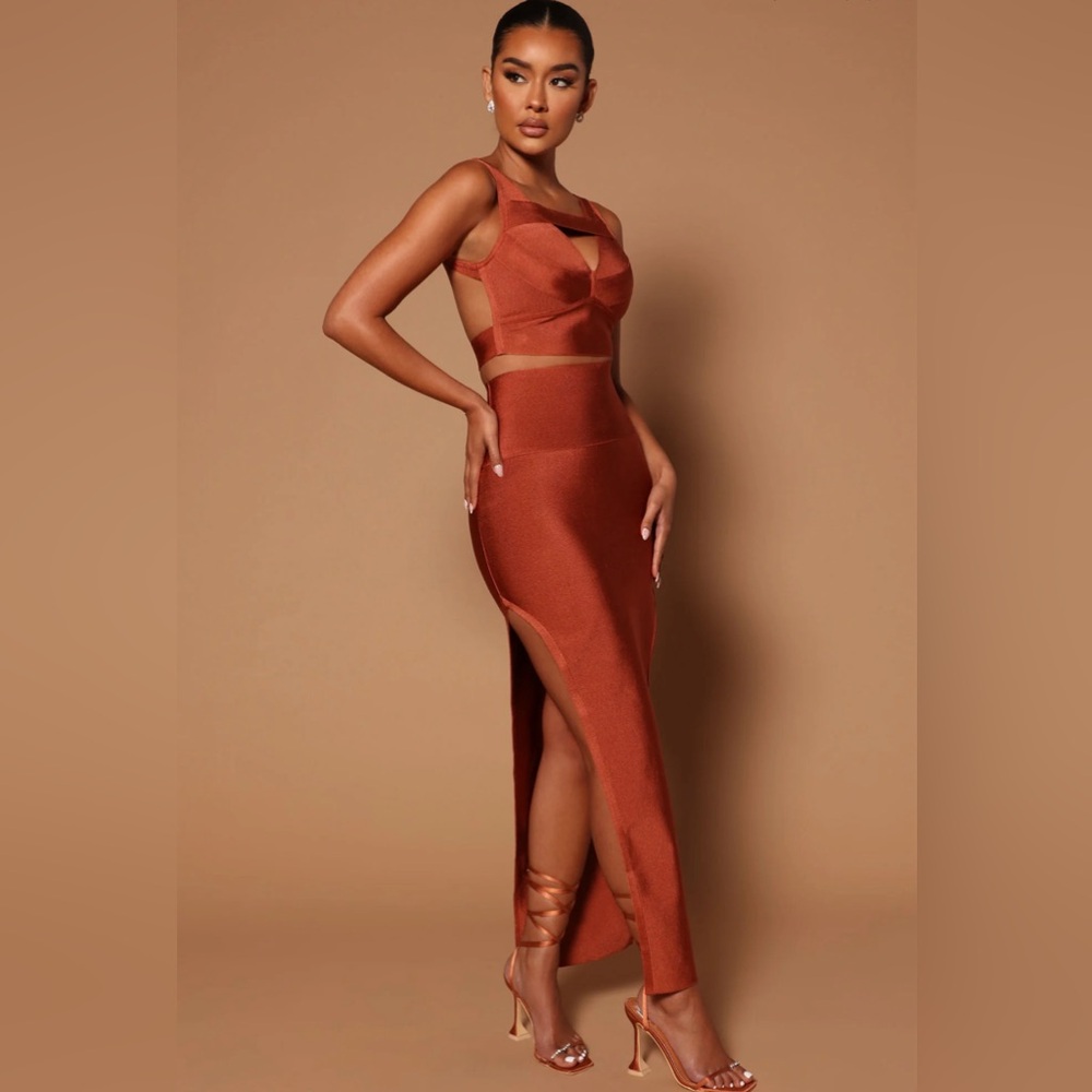 Alana Bandage Maxi Skirt Set